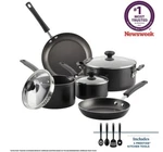 Farberware 12-PIECE Easy Clean Nonstick Pots Pans/cookware Set Kitchen Cooking. Fixed Price $74.99.