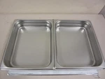 Broil King Two 4.3 Qt Chafing Pans From NBS-5SP Buffet Server Warming Trays New. Fixed Price $73.92.