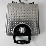 Food Network Belgium Waffle Maker Stainless Steel Model YDE813 Sensio Tested Euc. Fixed Price $27.95.