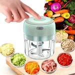 Mini Usb Rechargeable Electric Garlic Chopper For Kitchen Baby Food Veggie Meat. Fixed Price $9.99.