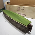 Green Salton Electric French Bread Warmer Mcm Hot Tray Basket Original Box WB-10. Fixed Price $75.00.