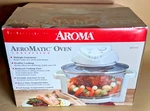 Aroma Aeromatic AST-910 Convection Oven Glass Bowl Halogen Cooker New Old Stock. Fixed Price $49.99.