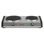 Waring Commercial WDB600 Heavy-duty Cast-iron Double Burner. Fixed Price $307.14.