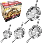 Empanada Maker Press, Stainless Steel Dumpling Set, 2-IN-1 Dough Cutter. Fixed Price $44.62.