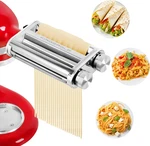 Pasta Maker Attachment For Kitchenaid Stand Mixer, 3-IN-1 Stainless Steel. Fixed Price $130.62.