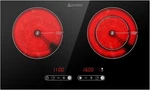 Dual Coil 2 Burner Cooker, 1800W Electric Ceramic Hot Plate For Cooking Infared. Fixed Price $130.01.