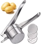 Potato Ricer 15OZ Stainless Steel By Zorgons - Sturdy Masher For Creamy Mashed. Fixed Price $24.27.