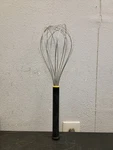 Matfer Bourgeat Stainless Steel Piano Whip Black Exoglass Handle 17" Nob. Fixed Price $55.25.
