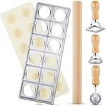 5 Pcs Mold Set 2 Inch Squares Maker Cutter Include 1 Raviolis Press. Fixed Price $36.18.