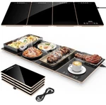 Feppo Electric 4IN1 Food Warming Tray W/ 10 Temps & Timer, 33"X15" Glass Surface. Fixed Price $69.99.