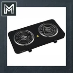 New Megachef MC-2012A-B Dual Coil Burner Portable Electric Cooktop Black. Fixed Price $32.99.