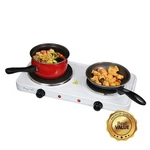 Megachef Electric Easily Portable Ultra Lightweight Dual Burner Cooktop Buffet. Fixed Price $106.61.