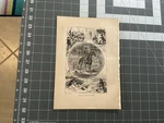 Antique Book Plate Print Illustration Engraving, General Grant Action. Fixed Price $20.00.