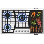 Kadorer 36" Inch Gas Cooktop Propane Stove With 5 Burners Griddle Ng/lpg. Fixed Price $260.00.