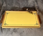 Vintage Hot Electric Tray By Cornwell Model 1418 Harvest Gold - Tested And Works. Fixed Price $14.99.