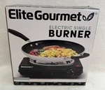 Elite Gourmet Electric Single Burner, 1000 Watts New. Fixed Price $9.99.