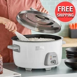 Commercial Kitchen Resto 60 Cup (30 Raw) Electric Rice Cooker Warmer - 120V. Fixed Price $101.62.