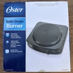 Oster Solid Single Burner. Fixed Price $32.00.
