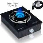 Horynar Propane Burner Stove 15000 Btu Glass Top Outdoor Rv Camping. Fixed Price $49.95.
