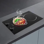 Electric Cooktop Induction Cooker 2 Burner Led Display Screen. Fixed Price $148.75.