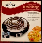 Rival Single Burner Buffet Range SB110-3005. Fixed Price $16.80.