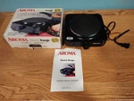 Aroma AHP-303 Single Burner Hot Plate, Metal, Black 6.5 Inch Heating Element. Fixed Price $14.95.