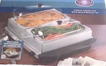 Nostalgia Electric 2-STATION Stainless Buffet Server & Warming Tray BCD-222. Fixed Price $29.00.