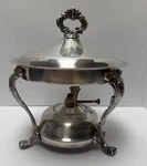 Vtg Towle Silverplated Ep Chafing Dish Fuel Burner Round Fits 7 3/8 Insert. Fixed Price $24.50.