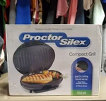 Proctor Silex 25218 Compact Grill Nib. Fixed Price $20.00.