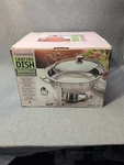 Seville Commercial Chaffing Dish Set 18/10 Stainless Steel 4 Quart Food Pan. Fixed Price $32.51.
