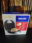 Better Chef White Panini Contact Grill IM-285W Brand New Sandwich Cooker. Fixed Price $16.89.