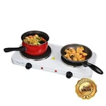 Megachef Electric Easily Portable Ultra Lightweight Dual Burner Cooktop Buffet. Fixed Price $55.02.