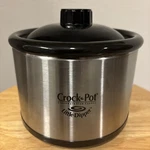 Crock-pot Little Dipper Mini Slow Cooker Stainless Steel 16OZ Warmer 32041-S. Fixed Price $12.99.