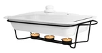 Le Regalo 3 Piece Bake And Serve Food Warmer Set. Fixed Price $40.00.