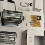 Marcato Atlas 150 Wellness Manual Pasta Maker Machine Chrome Steel New Open Box. Fixed Price $46.80.