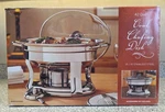 Costco Oval Chafing Dish 4.2Q 18/10 Stainless Steel Food Warmerq 456107 Complete. Fixed Price $60.79.
