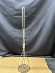 Winco PTMP-24R, 5X24.5-INCH Round Potato Masher, Plastic Handle. Fixed Price $24.00.