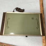 Glass By Cornwall Electric Tray Vintage Hot Thermostat Plate 1201. Fixed Price $17.33.