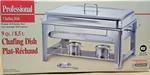 Tramontina 9QT/8.5L Professional Chafing Dish 18/10 Stainless Steel Open Box. Fixed Price $102.00.