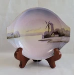 Metro China Hand Painted Small Porcelain Dish Windmill. Fixed Price $13.50.