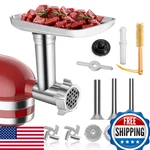 9TH Shop Meat Grinder Attachment For Kitchenaid Stand Mixer Stainless Steel. Fixed Price $54.13.
