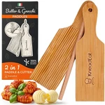 Kneadeat Gnocchi Board & Butter Paddle - 100% Bamboo Set,. Fixed Price $23.39.