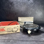 Hamilton Beach Fifth Burner Single Hot Plate Electric Black Compact Works. Fixed Price $14.40.