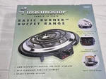 Toastmaster Basic Electric Burner TMSB1 Adjustable Temperature New Open Box. Fixed Price $34.99.