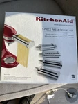 Kitchenaid 5-PIECE Deluxe Pasta Attachment Set Ksmpdx New Open Box. Fixed Price $220.00.