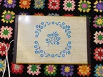 Vintage Electric Warming Corning Cornflower Blue Atlantic #60 Warm-o-tray. Fixed Price $24.00.