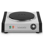Cuisinart Cast Iron Single Burner, Non-slip With Brushed Stainless Steel Housing. Fixed Price $94.99.
