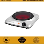 Ovente Single Infrared Burner 7" Electric Hot Plate Portable Countertop BGI101S. Fixed Price $33.99.