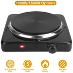 1500W Portable Single Electric Burner Hot Plate Camping Stove Adjustable 110V. Fixed Price $33.11.