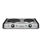 Waring WDB600 Commercial Double Burner Hot Plate Cast Iron 120V. Fixed Price $273.00.